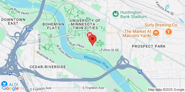 Map of 500 Harvard St SE Minneapolis, MN 55455