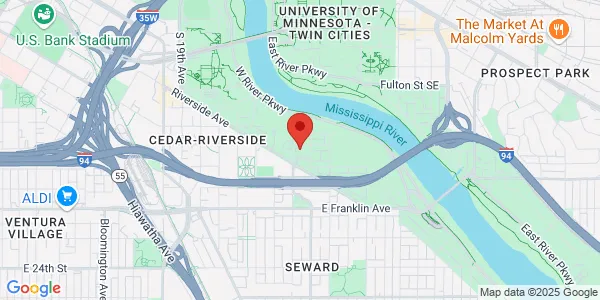 Map of 701 25th Ave S Ste LL3 Minneapolis, MN 55454