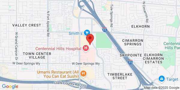 Map of 7061 Grand Montecito Pkwy Ste 1000 Las Vegas, NV 89149