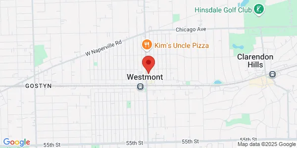 Map of 29 N Cass Ave Westmont, IL 60559