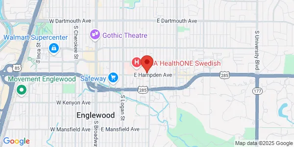 Map of 799 E Hampden Ave Ste 430 Englewood, CO 80113