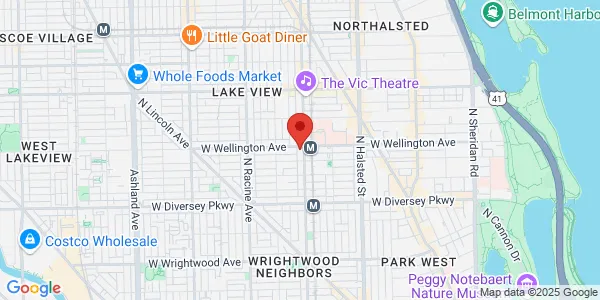 Map of 1011 W Wellington Ave Ste 200 Chicago, IL 60657