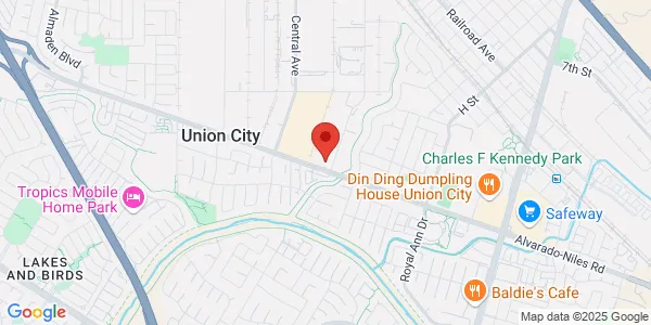 Map of 33560 Alvarado Niles Rd Union City, CA 94587