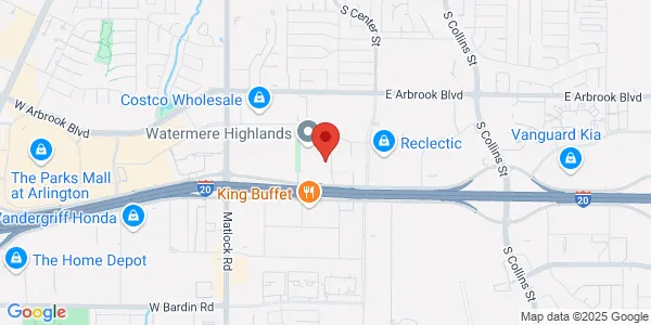 Map of 4000 Five Points Blvd Unit R8-133 Arlington, TX 76018
