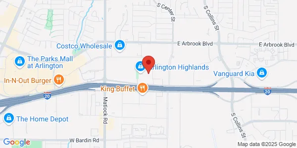 Map of 4000 5 Points Blvd Ste 133 Arlington, TX 76018