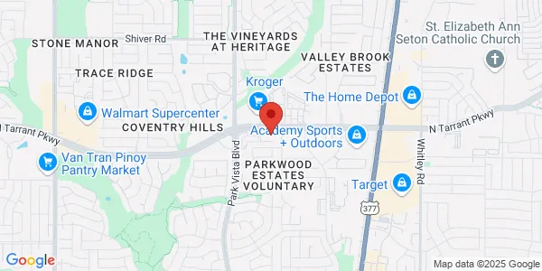 Map of 5320 N Tarrant Pkwy Suite 200 Fort Worth, TX 76137