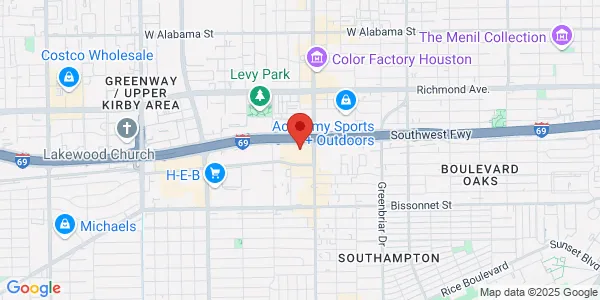 Map of 2615 Southwest Fwy Ste 220 Houston, TX 77098