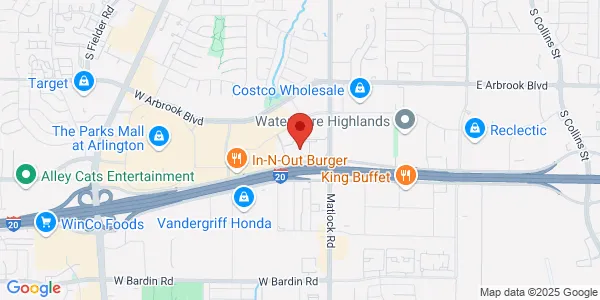 Map of 801 W Interstate 20 Arlington, TX 76017