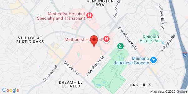 Map of 7703 Floyd Curl Dr MC 7741 San Antonio, TX 78229
