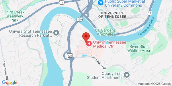 Map of 1924 Alcoa Hwy Knoxville, TN 37920