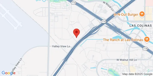 Map of 6121 N Hwy 161 Irving, TX 75038