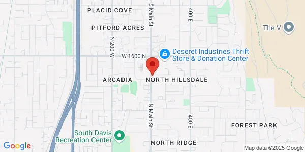 Map of 1470 N Main St Ste C Bountiful, UT 84010