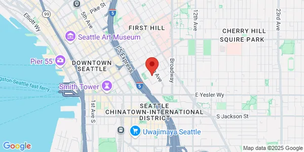 Map of 325 9th Ave Fl 1 Seattle, WA 98104