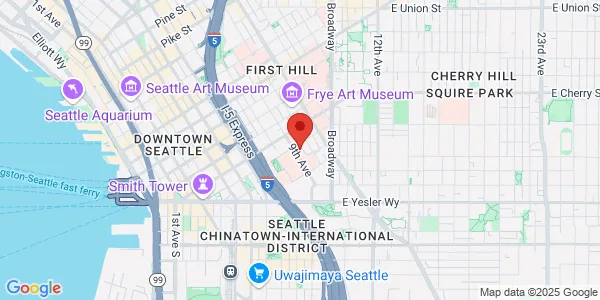 Map of 410 9th Ave Norm Maleng Building, Fl 7 Seattle, WA 98104