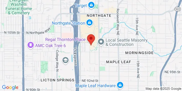 Map of 314 NE Thornton Pl Seattle, WA 98125