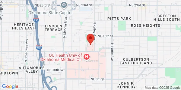Map of 921 NE 13th St Oklahoma City, OK 73104