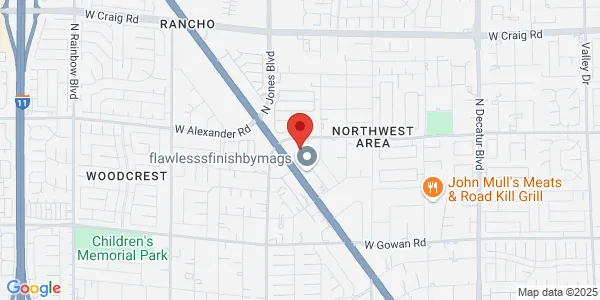 Map of 3968 N Rancho Dr Las Vegas, NV 89130