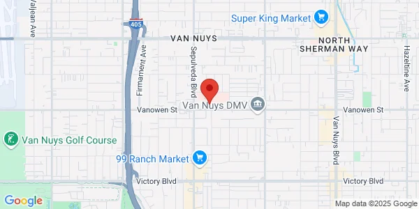 Map of 15211 Vanowen St Ste 202 VAN NUYS, CA 91405