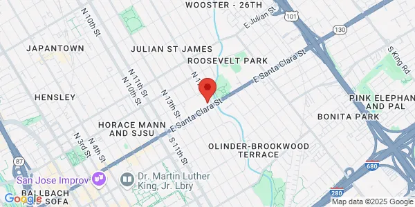Map of 777 E Santa Clara St San Jose, CA 95112
