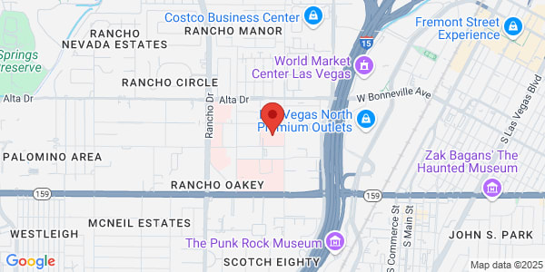Map of 620 Shadow Lane Las Vegas, NV 89106