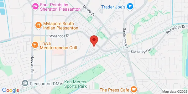 Map of 5725 W Las Positas Blvd Ste 100 Pleasanton, CA 94588
