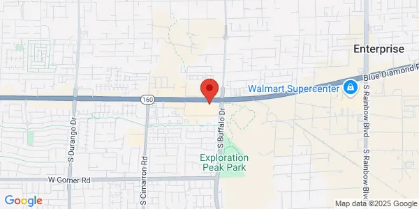Map of 7855 Blue Diamond Rd Ste 130 Las Vegas, NV 89178