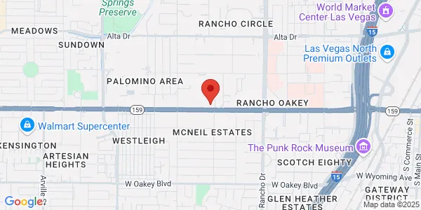Map of 2810 W Charleston Blvd Ste E-48 Las Vegas, NV 89102