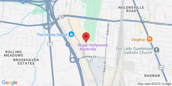 Map of 719 Thompson Ln Nashville, TN 37204