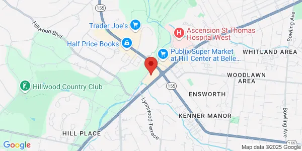 Map of 4534 Harding Pike Nashville, TN 37205
