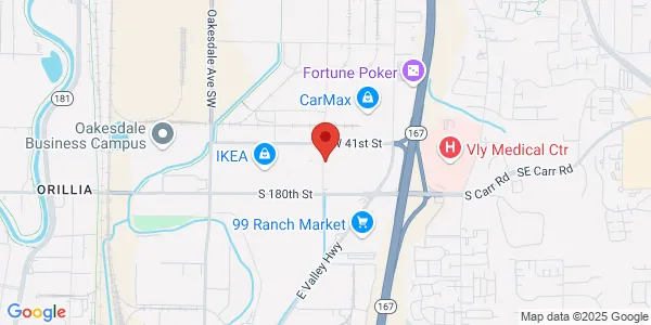 Map of 4174 Lind Ave SW Renton, WA 98057