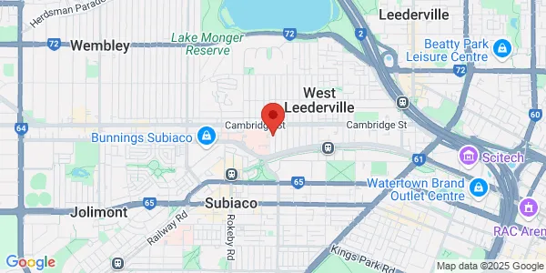 Map of 24 McCourt St #4 West Leederville Western Australia 6008 Australia