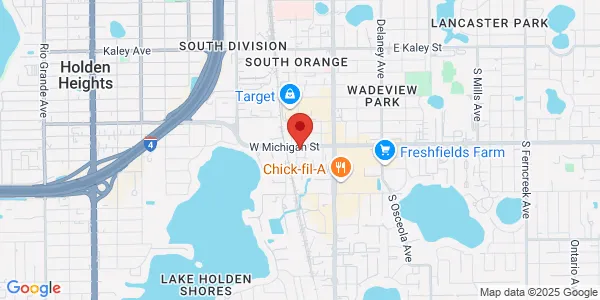 Map of 80 W Michigan St Orlando, FL 32806