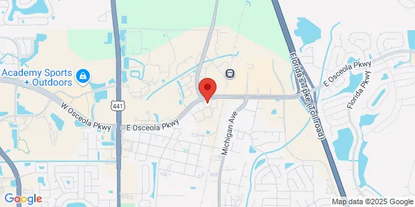Map of 1210 E Osceola Pkwy Ste 303 Kissimmee, FL 34744