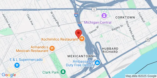 Map of 3456 W Vernor Hwy Detroit, MI 48216