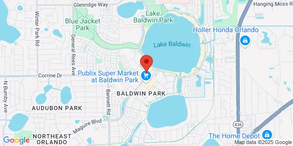 Map of 1814 Jake St Orlando, FL 32814