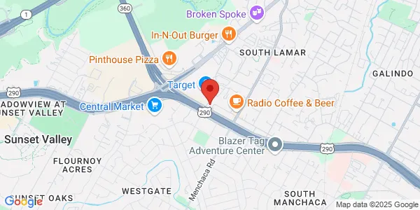 Map of 4303 Victory Dr Austin, TX 78704