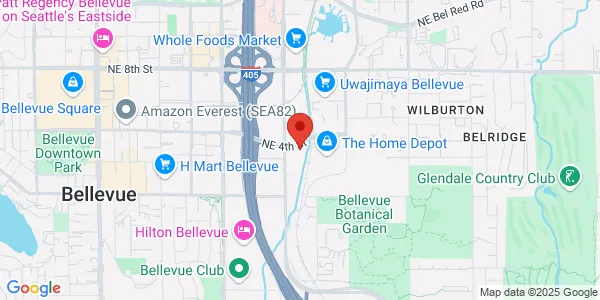 Map of 11695 NE 4th St Bellevue, WA 98004