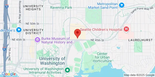 Map of 2671 NE 46th St Seattle, WA 98105