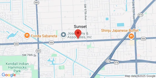 Map of 9835 SW 72nd St Ste 107 Miami, FL 33173