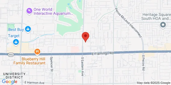 Map of 3940 S Eastern Ave Paradise, NV 89119