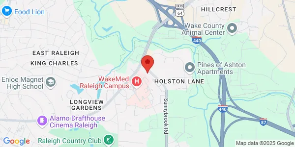 Map of 10 Sunnybrook Rd Raleigh, NC 27610