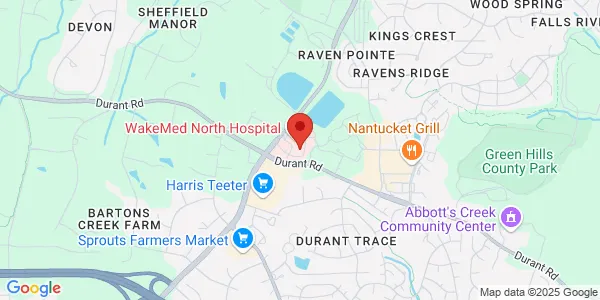 Map of 10010 Falls Of Neuse Rd Ste 10 Raleigh, NC 27614