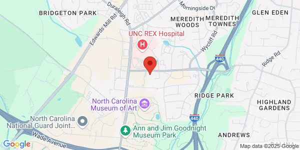 Map of 4301 Lake Boone Trl Ste 103 Raleigh, NC 27607