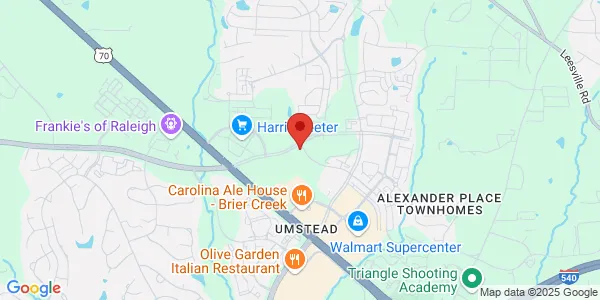 Map of 8001 T W Alexander Dr Raleigh, NC 27617