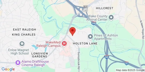 Map of 23 Sunnybrook Rd Ste 316 Raleigh, NC 27610