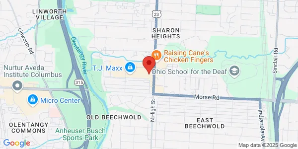 Map of 5059 N High St Columbus Columbus, OH 43214