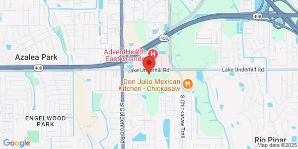 Map of 7780 Lake Underhill Rd Ste 111 Orlando, FL 32822