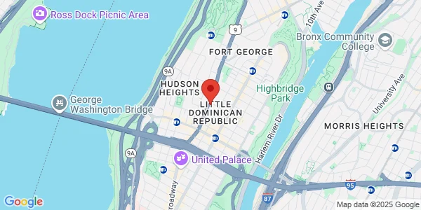 Map of 4334 Broadway New York, NY 10033