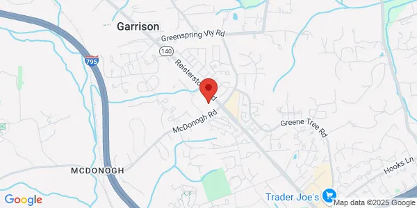 Map of 25 Crossroads Dr Su 180 Owings Mills, MD 21117