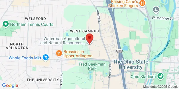 Map of 2490 Carmack Rd Columbus, OH 43210